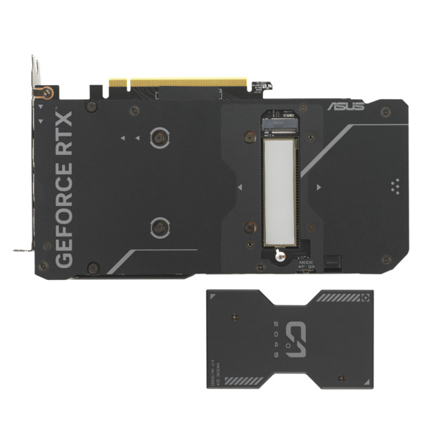 The Asus GeForce RTX 4060 Ti 8GB Dual OC + 2280M.2 SSD Expansion slot
