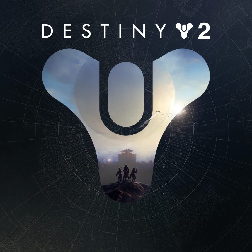 The Destiny logo with the phrase "Destiny 2" above it.