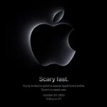 Scary fast Apple Event invitation
