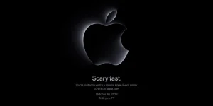 Scary fast Apple Event invitation