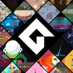GameMaker logo surrounded by screenshots of games made using GameMaker