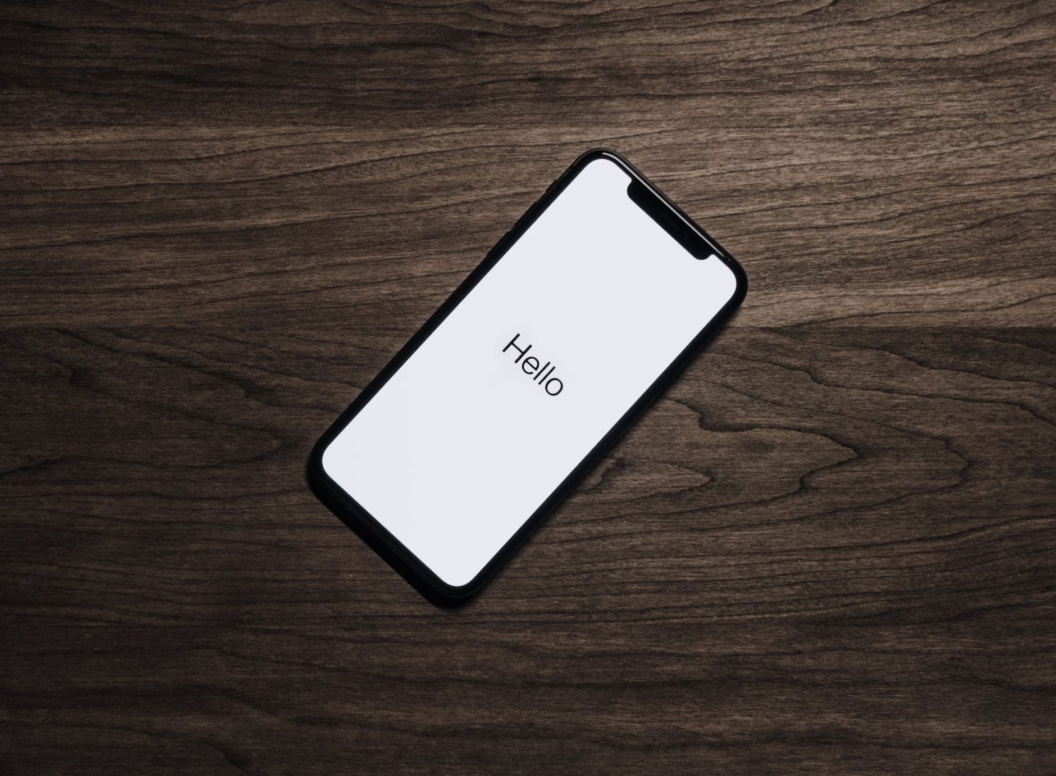 An Apple iPhone