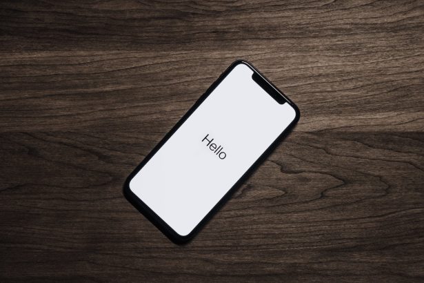 An Apple iPhone