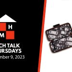 A split thumbnail featuring the Tech Talk Thursdays logo and date (November 9, 2023) on the left and the Steam Deck OLED Limited Edition and carrying case on the right.