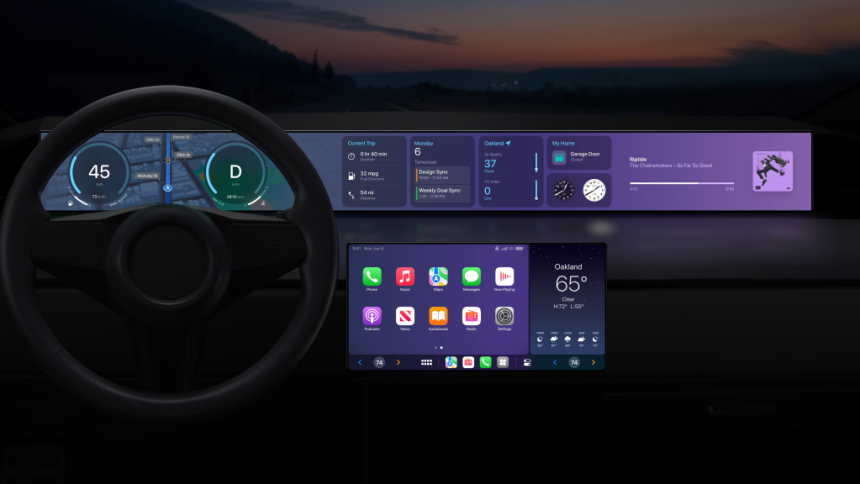 Apple Next Gen CarPlay concept at WWDC 2022