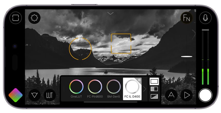 Filmic Pro LUT import demonstration
