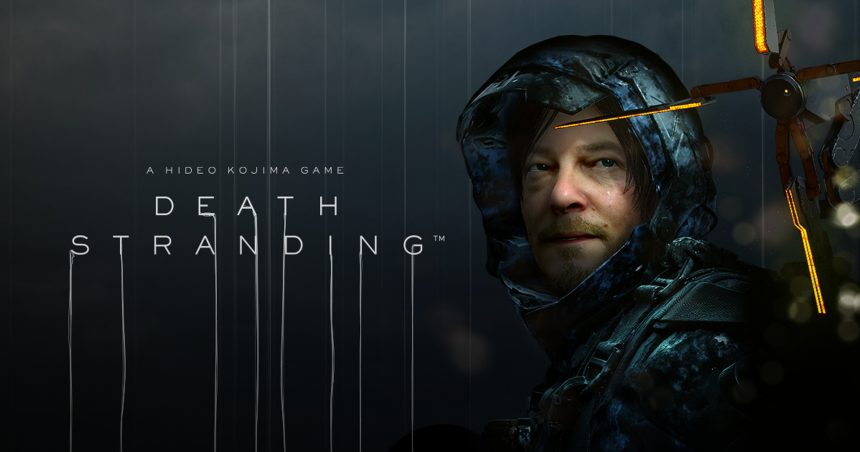 Death Stranding promo poster with Norman Reedus