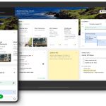 Evernote running on a smartphone and a laptop.