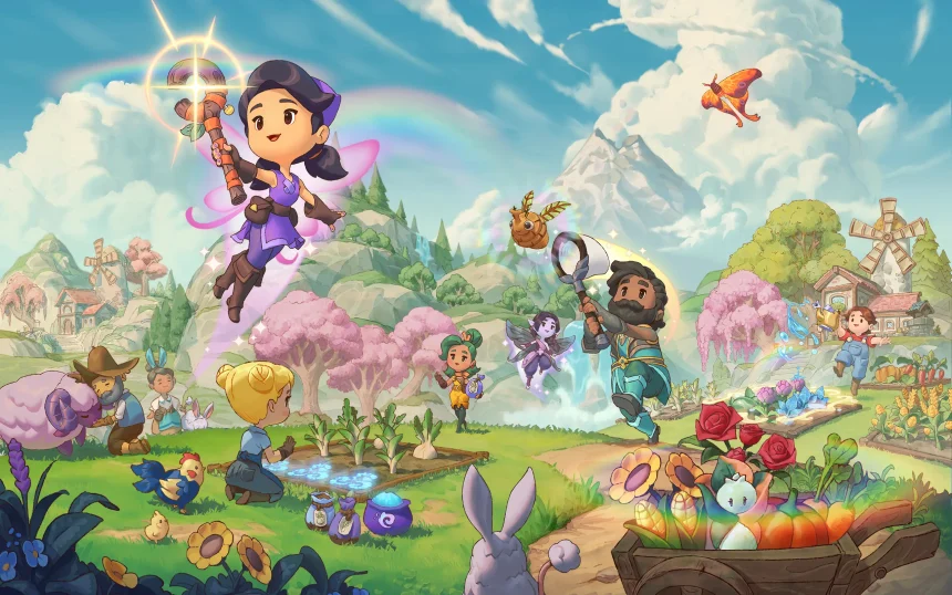 Fae Farm promotional art by Phoenix Labs