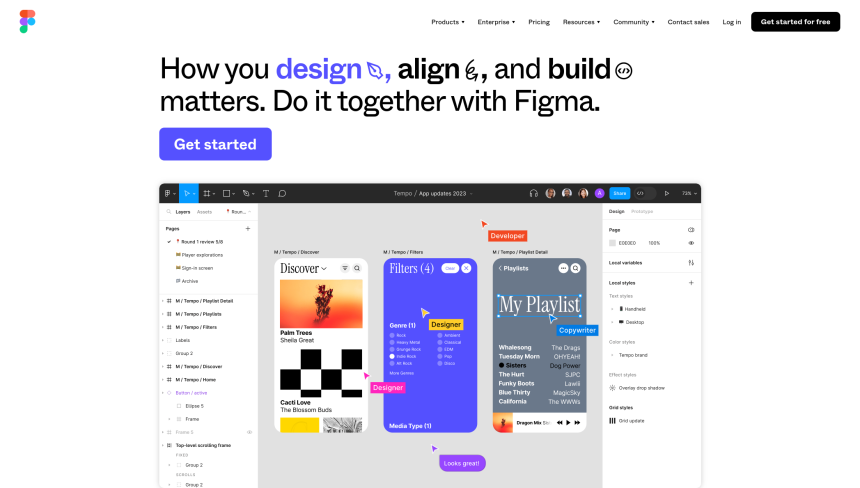 Figma Home Page