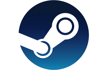 Valve Steam logo as seen on Windows