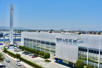 The SpaceX Factory owned by Musk