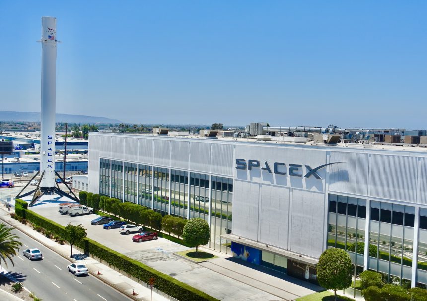 The SpaceX Factory owned by Musk