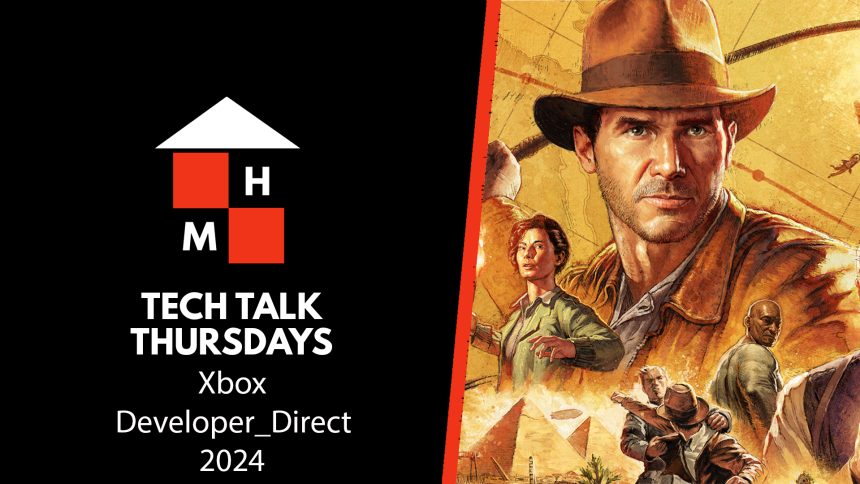 A split thumbnail featuring the box art for the new Indiana Jones game.