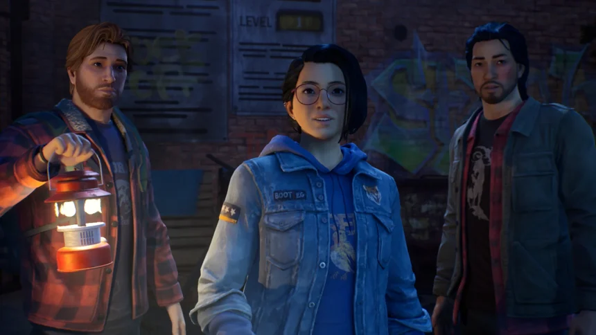 Three characters from Deck Nine's Life is Strange: True Colers